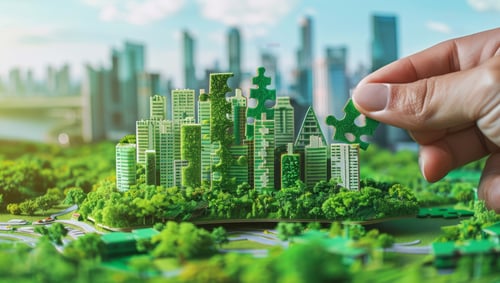 Community Engagement City Landscape Puzzle
