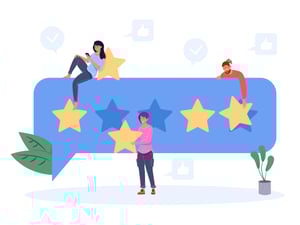 Patient reviews graphic